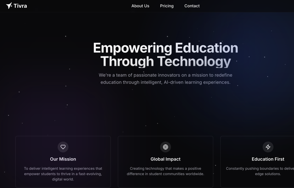 tivra Empowering Education Through Technology AI tool